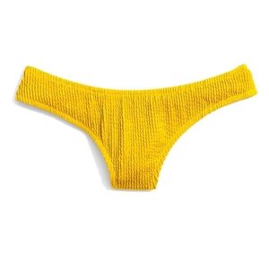 NWT Madewell Textured Curved Waist Bikini Bottom